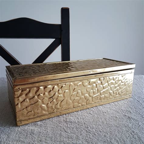 Vintage Hammered Box 